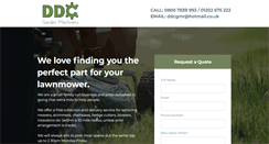Desktop Screenshot of ddcgardenmachinery.com